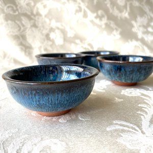 Set of Four Artistic Collectable Ceramics Tea Cups
